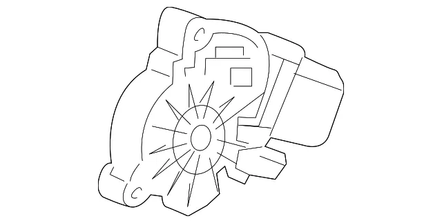 Window Motor - GM (84705692) - view 2