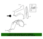 Fender Bracket - GM (84708909) - view 6