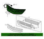 Front Outer Grille - GM (84720392) - view 9