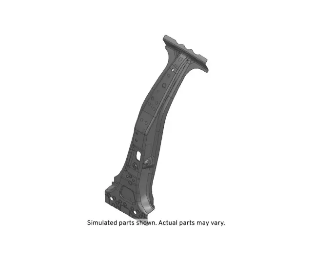 Driver Side B-Pillar Outer Panel Reinforcement - GM (84725672) - view 4
