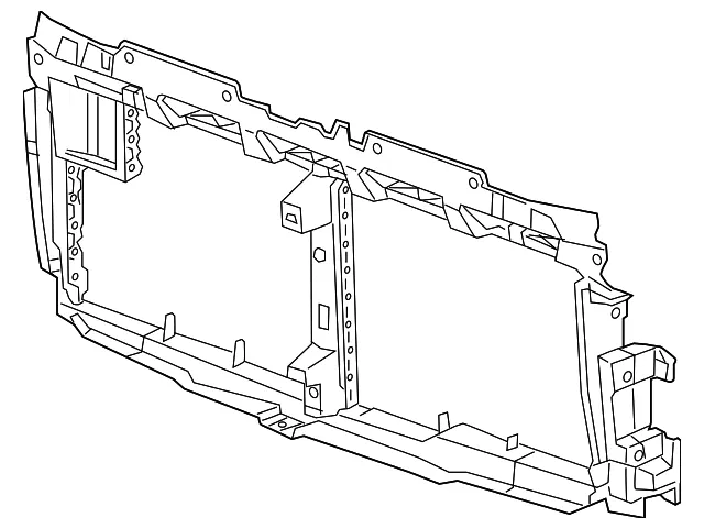 Front Bumper Shutter - GM (84735804) - view 3