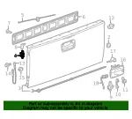 Driver Side Tailgate Latch Assembly - GM (84741505) - view 12