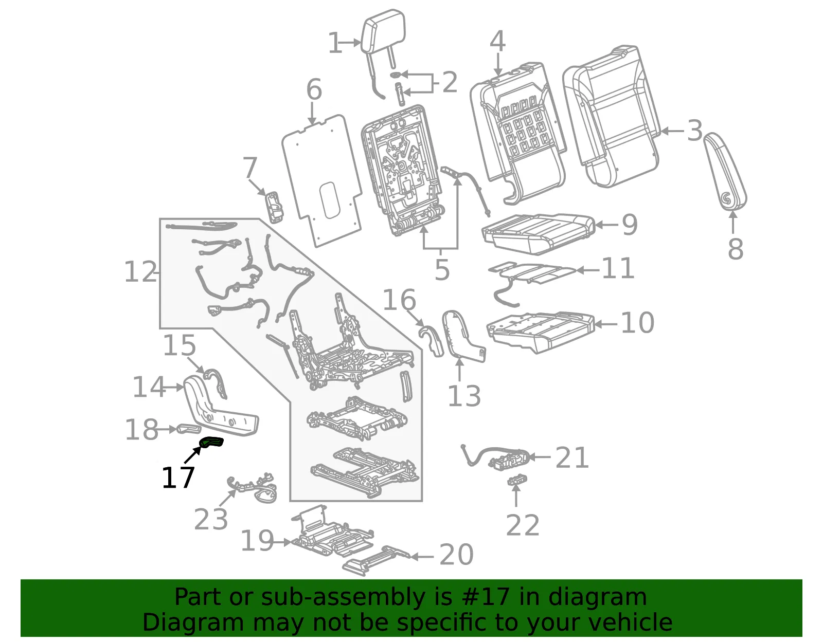 Adjust Handle - GM (84754012) - view 3