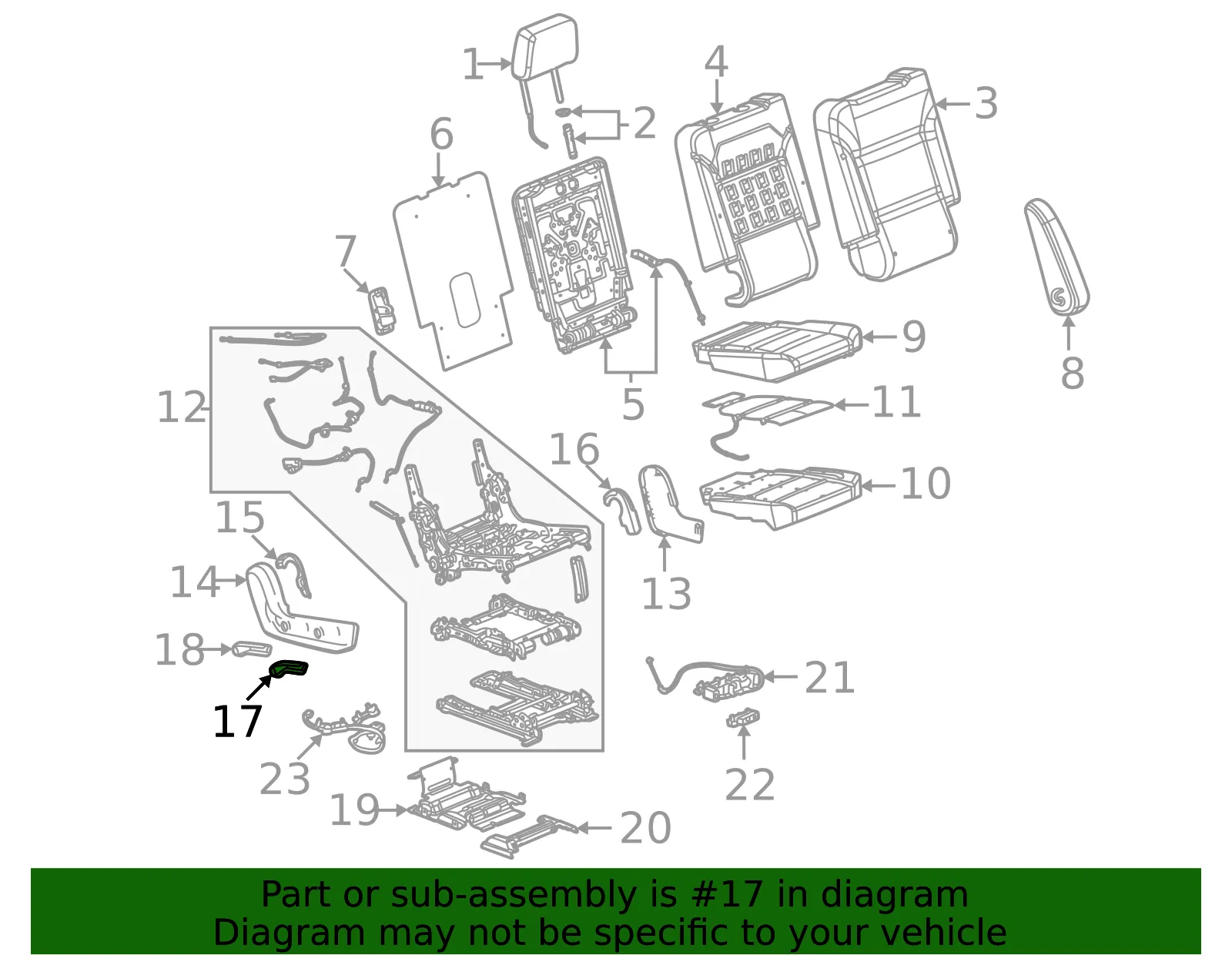 Adjust Handle - GM (84754021) - view 3