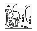 Windshield Washer Solvent Container - GM (84766488) - view 6