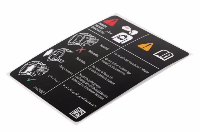 Chemical Exposure Danger Label - GM (84767497)