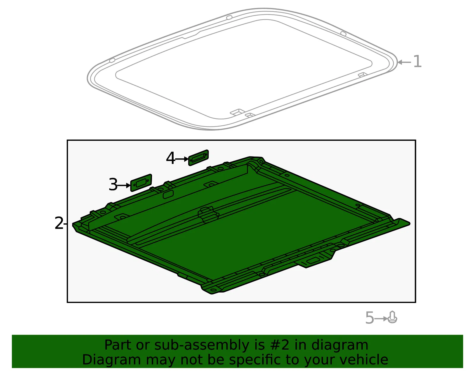 Sunshade - GM (84767955) - view 3