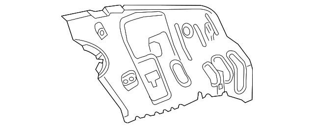 Driver Side Quarter Inner Panel - GM (84768387) - view 2