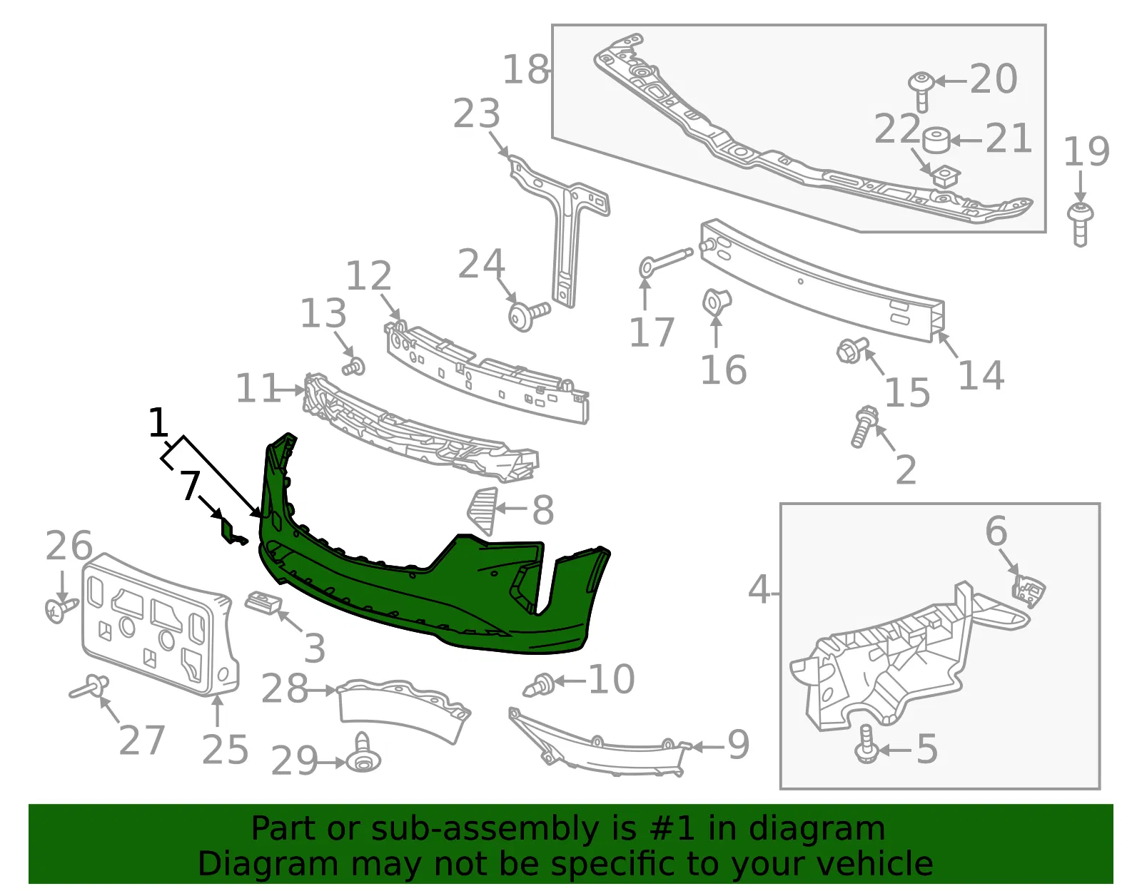 Bumper Cover - GM (84773616) - view 3