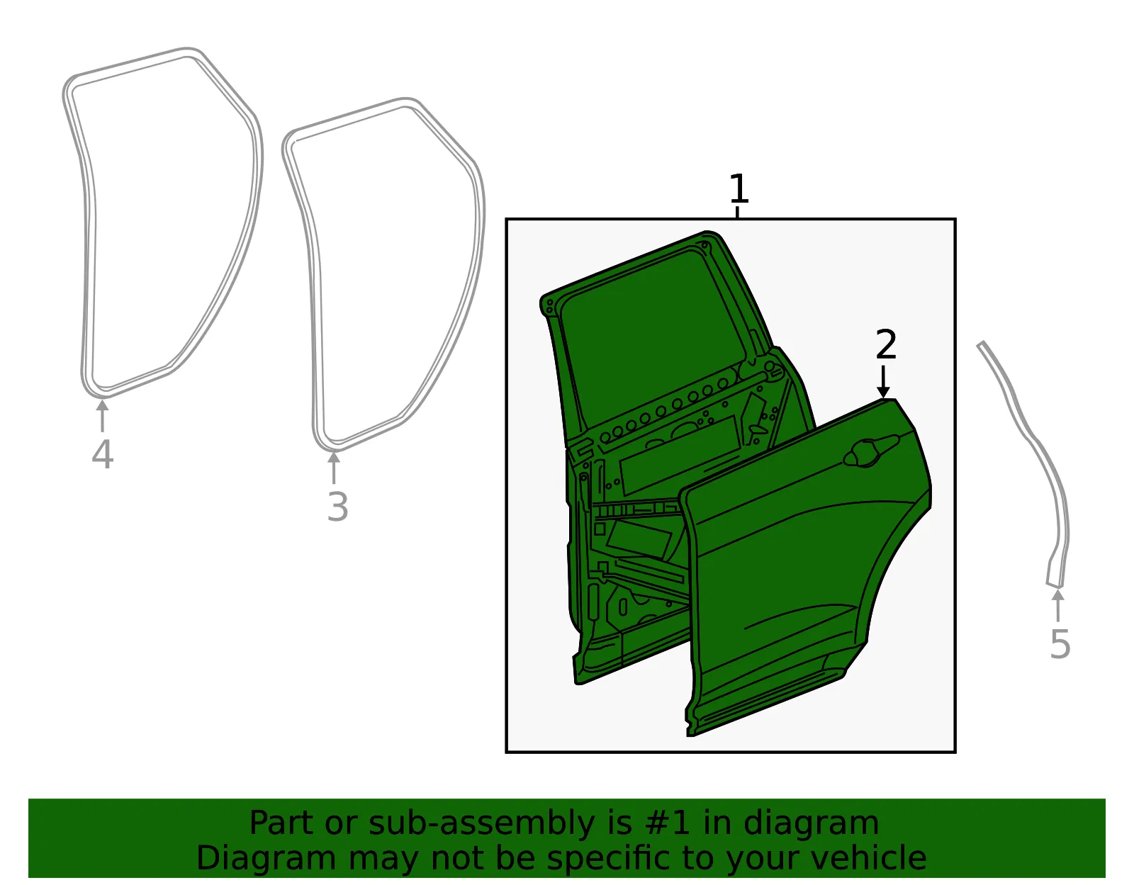 Door Shell - GM (84774176) - view 3