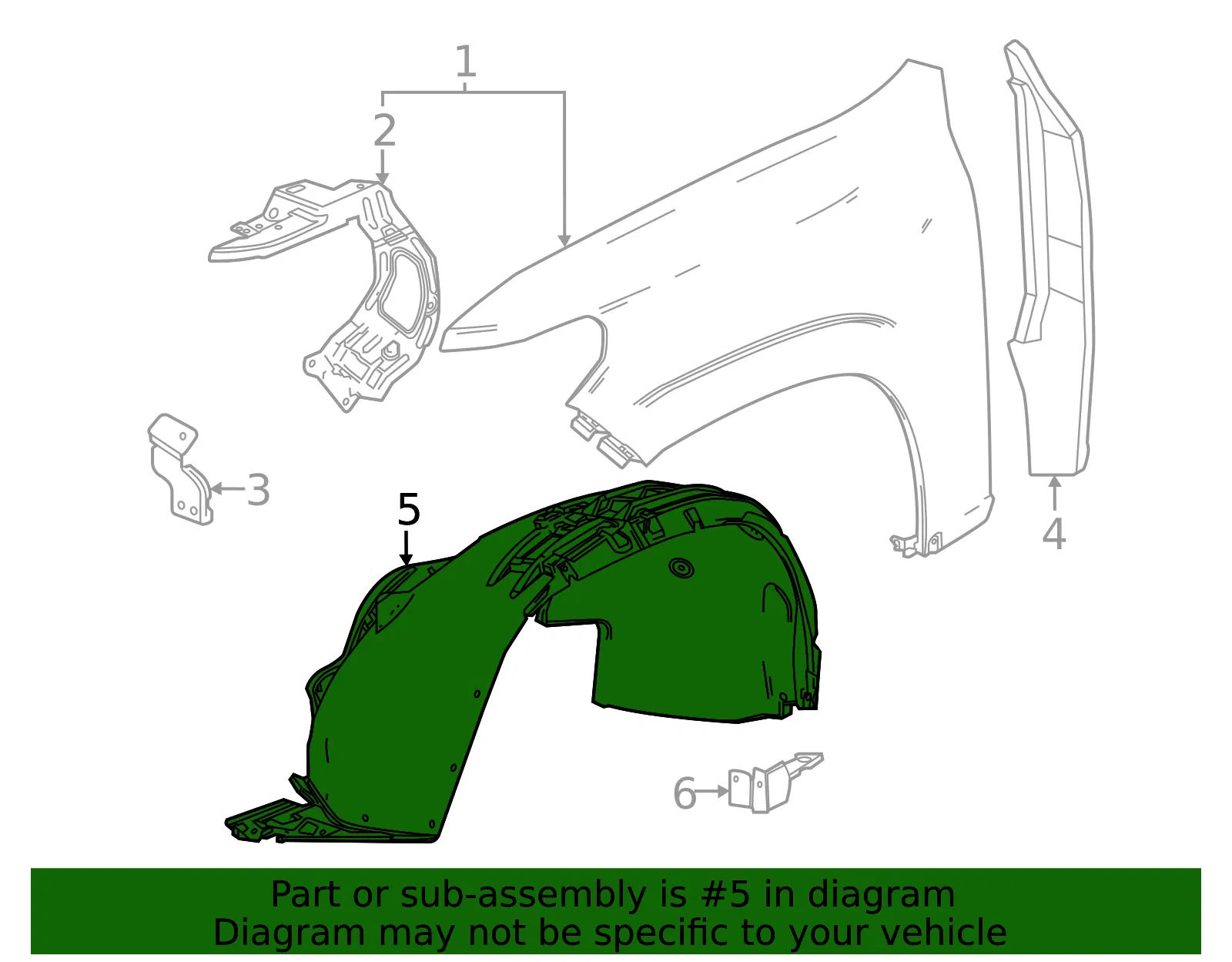 Fender Liner - GM (84782828) - view 3