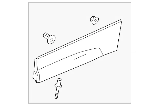 Lower Molding - GM (84783245) - view 2