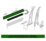 Driver Side Rocker Outer Panel Reinforcement - GM (84784184) - view 6
