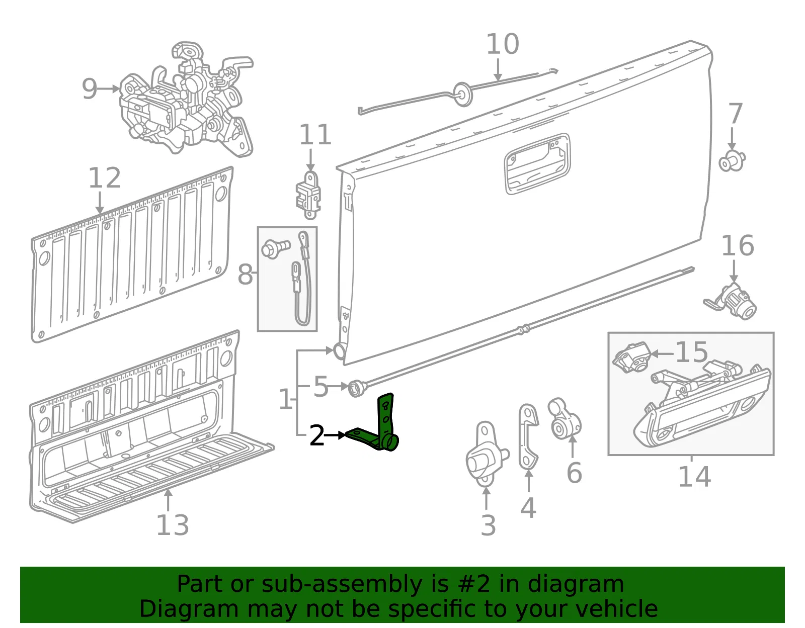 Hinge - GM (84785253) - view 3