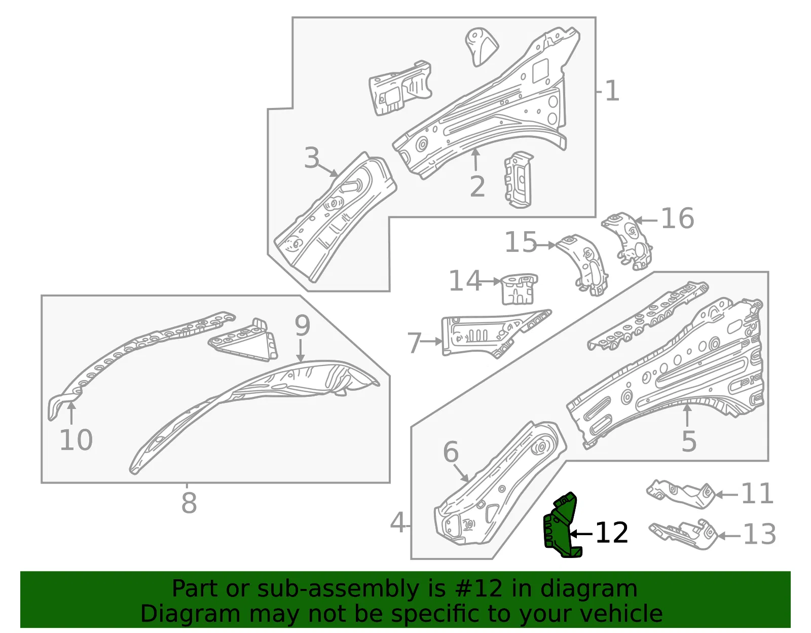 Fender Mtg Bkt - GM (84785378) - view 3