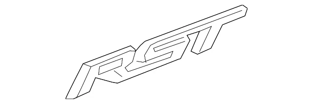 Nameplate - GM (84788949) - view 3