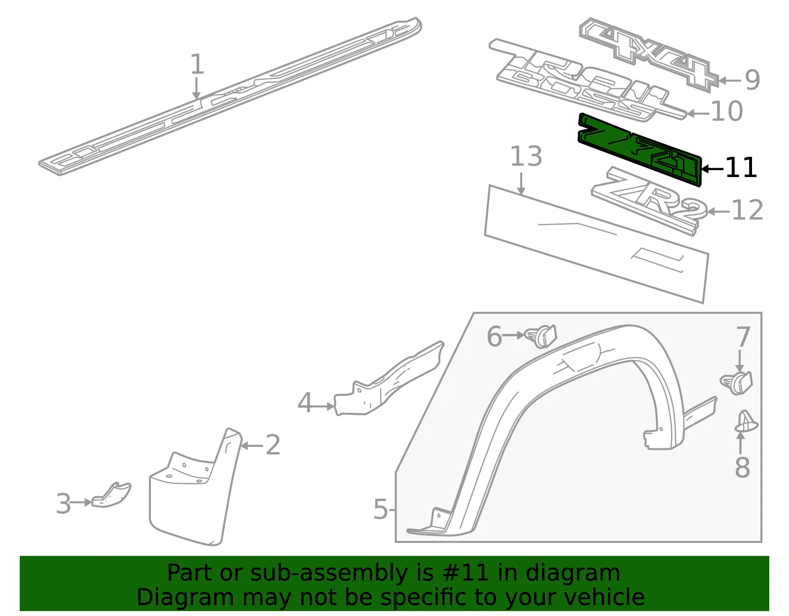 Decal - GM (84789970) - view 3