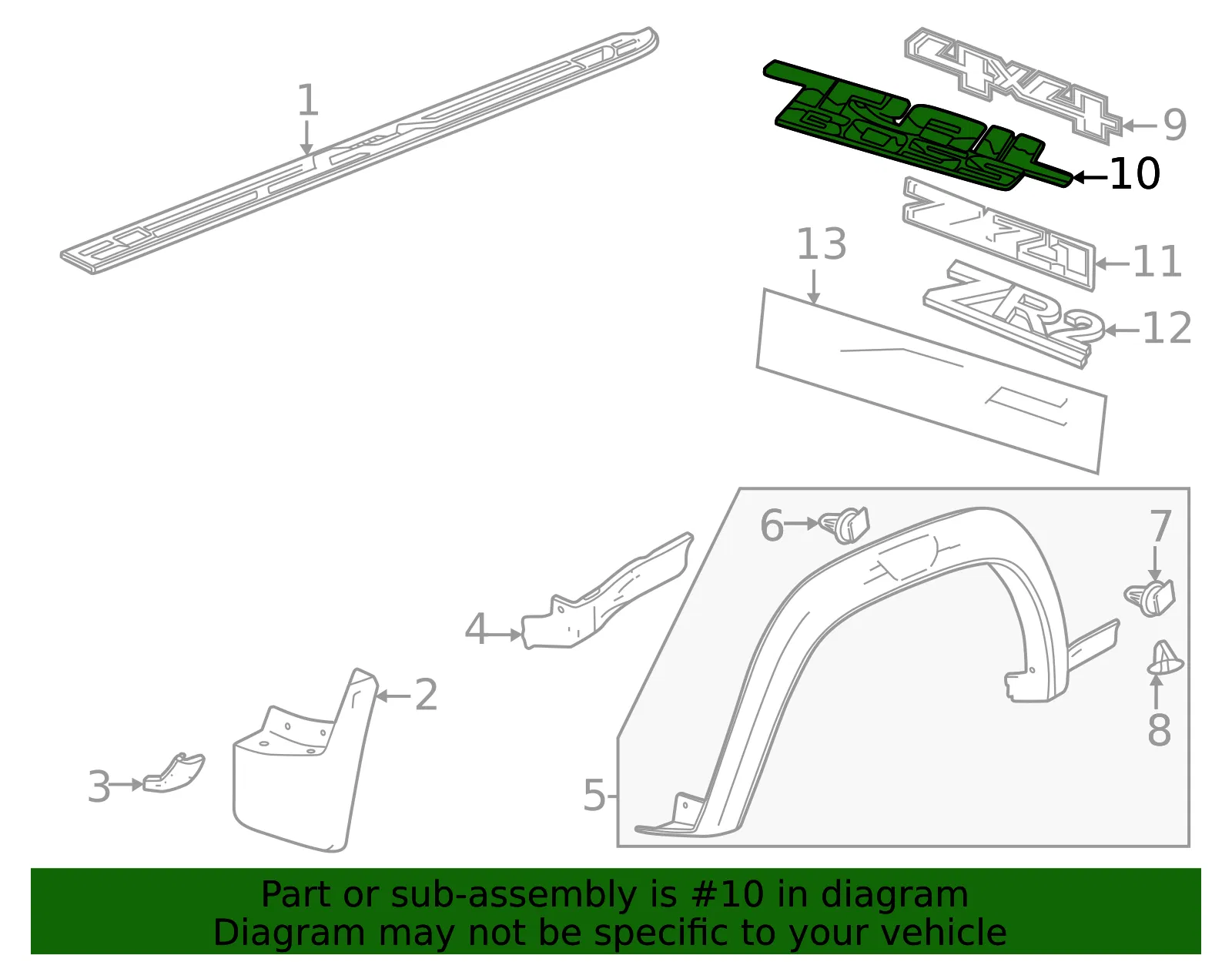 Decal - GM (84789972) - view 3