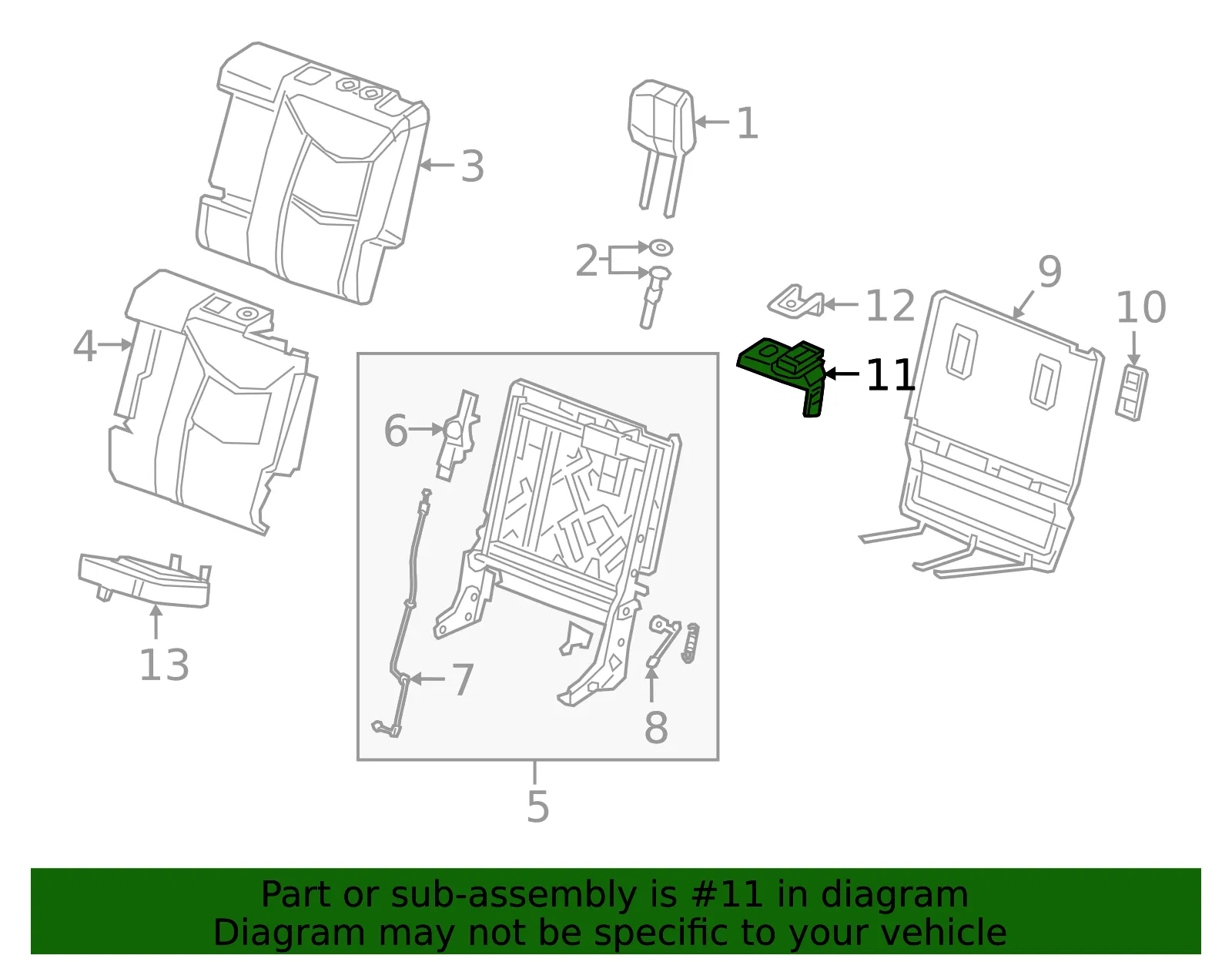 Release Handle - GM (84793178) - view 3