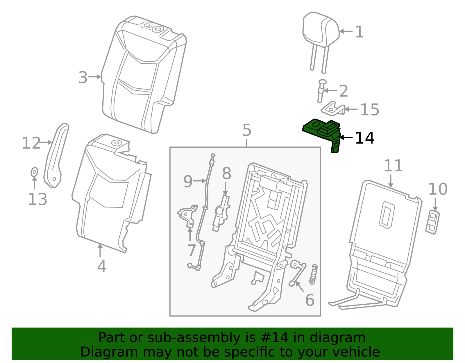 Release Handle - GM (84793182) - view 3