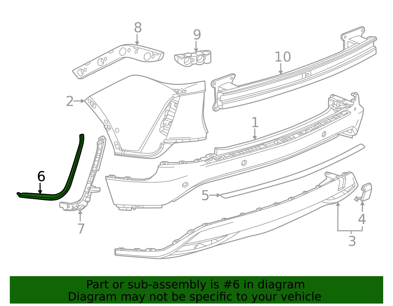 Outer Molding - GM (84801174) - view 4