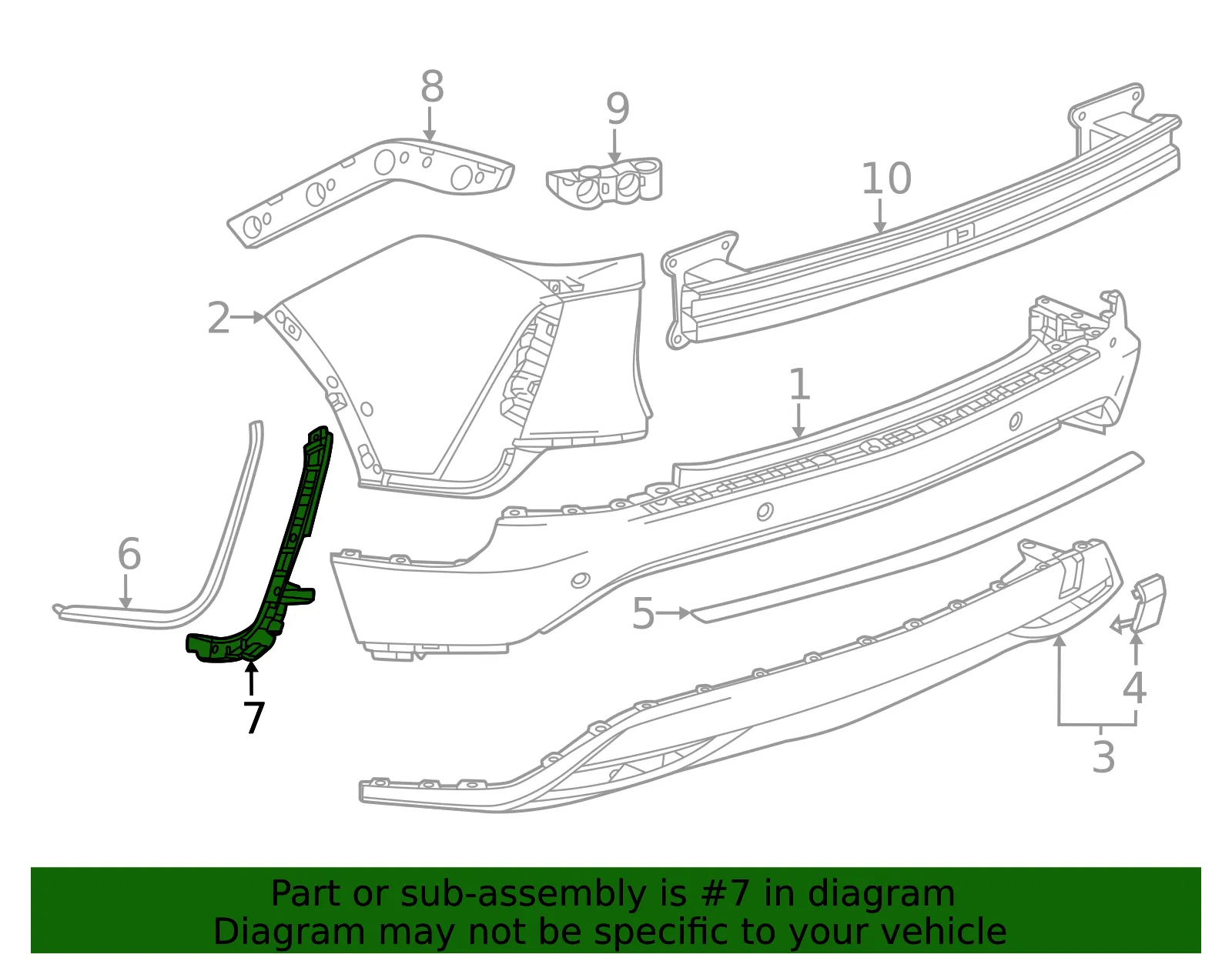 Grille - GM (84801207) - view 4