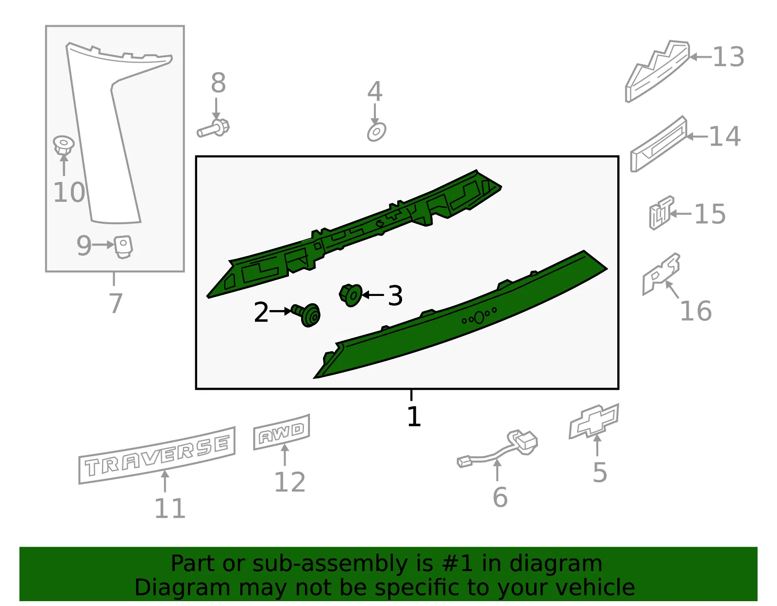 Applique - GM (84807038) - view 3