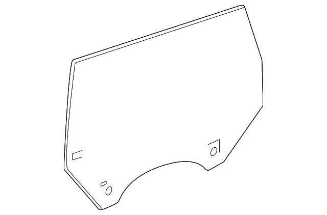 Front Driver Side Door Window - GM (84809786) - view 2