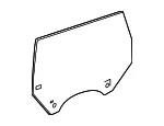 Front Driver Side Door Window - GM (84809786) - view 5