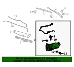 Windshield Washer Solvent Container - GM (84816822) - view 10