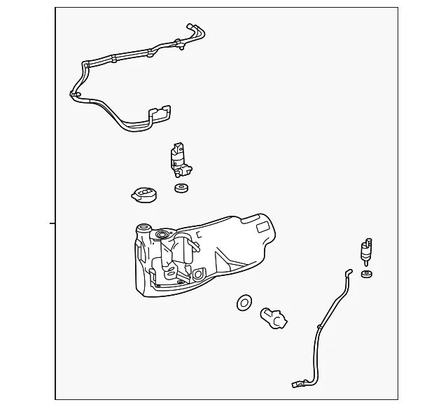 Windshield Washer Solvent Container - GM (84816823) - view 4