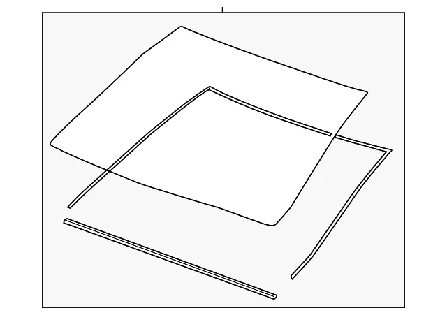 Windshield - GM (84821378) - view 2