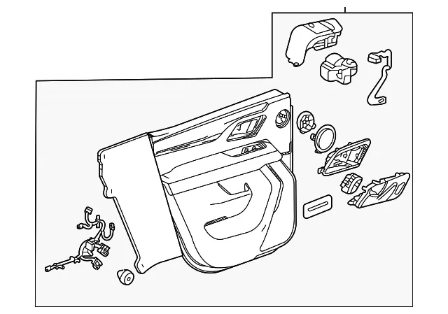 Door Trim Panel - GM (84823521)