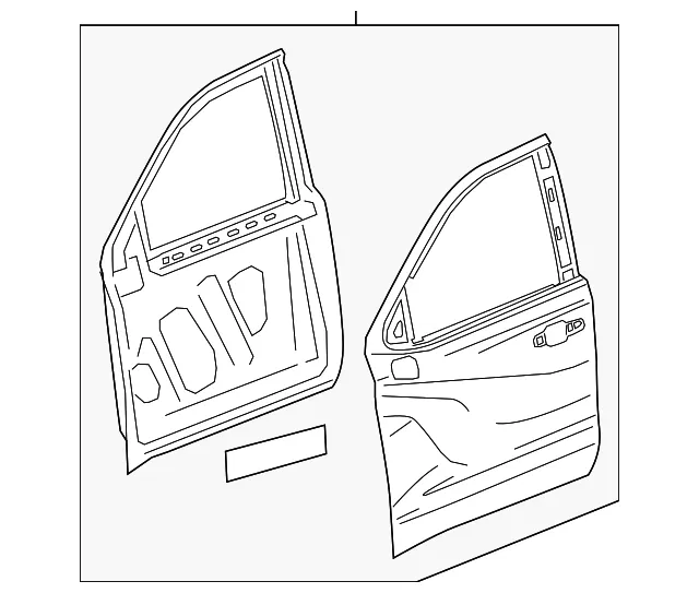 Door Shell - GM (84830115) - view 3