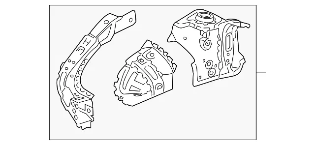 Apron Assembly - GM (84833100) - view 3