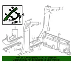 Windshield Pillar Trim - GM (84838080) - view 6