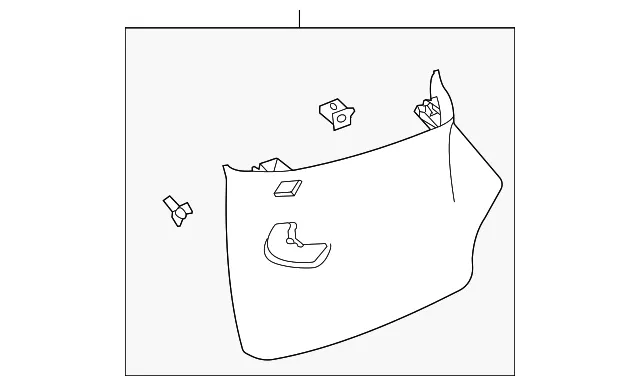 Lock Pillar Trim - GM (84842821) - view 3