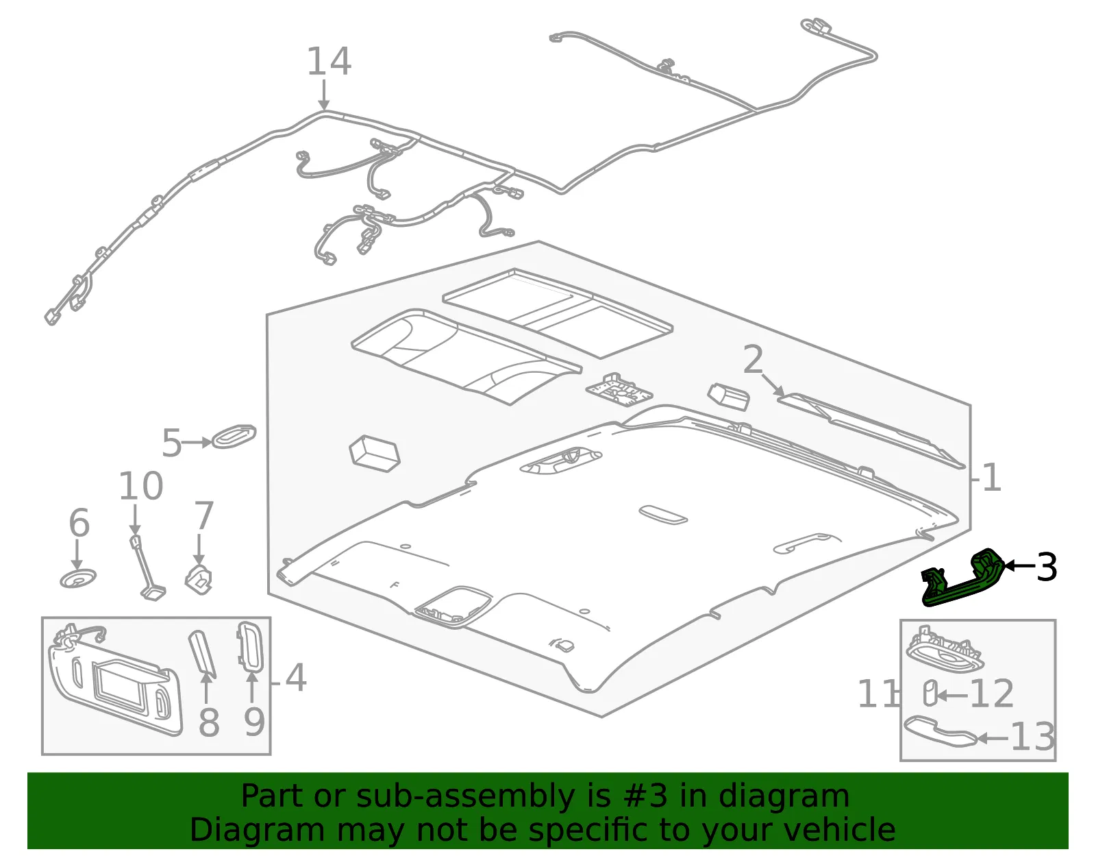 Grip Handle - GM (84845855) - view 3