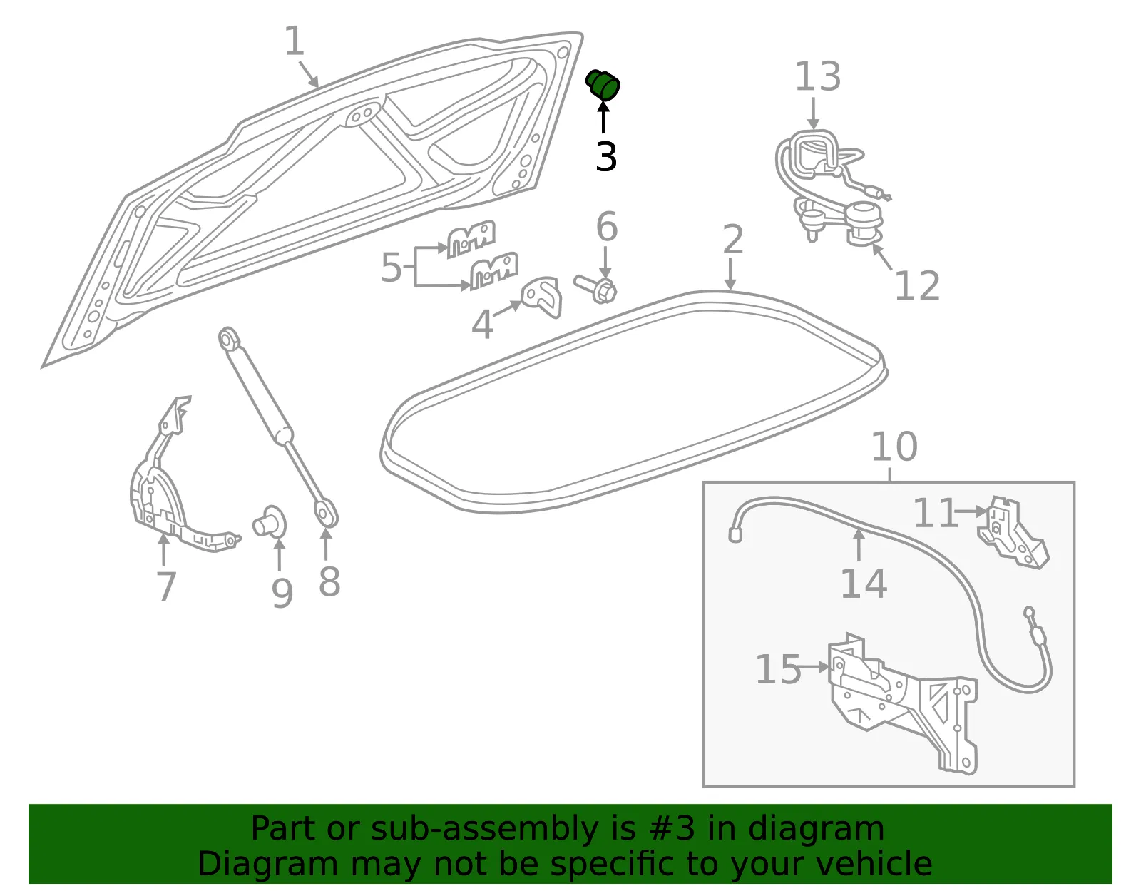 Multi Purpose Stop Bumper - GM (84848286) - view 3