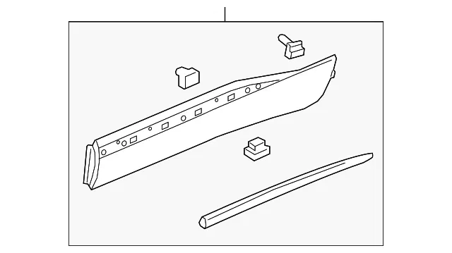 Lower Molding - GM (84849554) - view 3