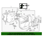 Front Driver Side Door Armrest Bracket - GM (84849862) - view 9