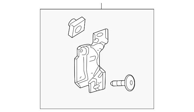 Interior Door Pull Handle Support - GM (84849865) - view 2