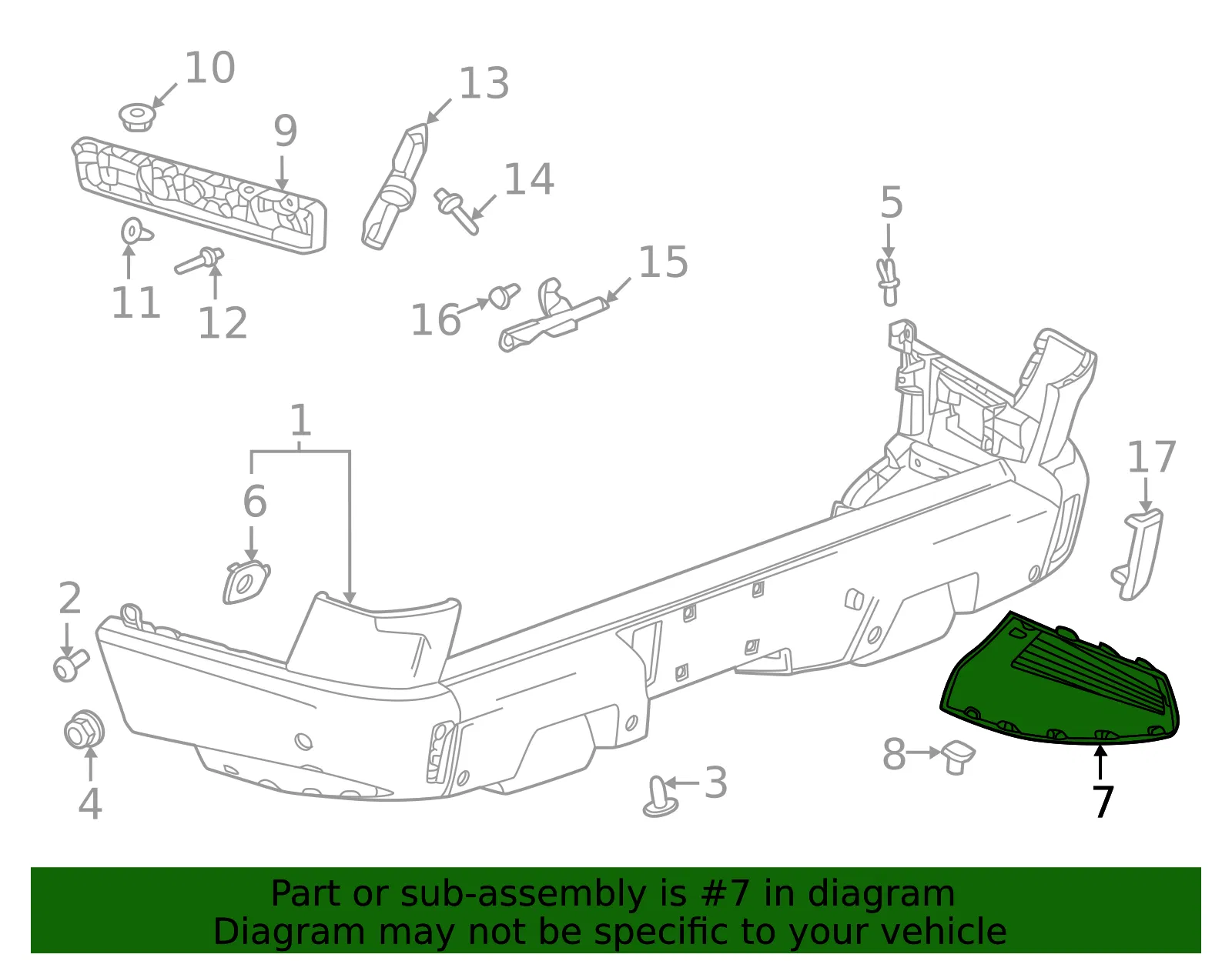 Bumper Guard - GM (84861667) - view 4