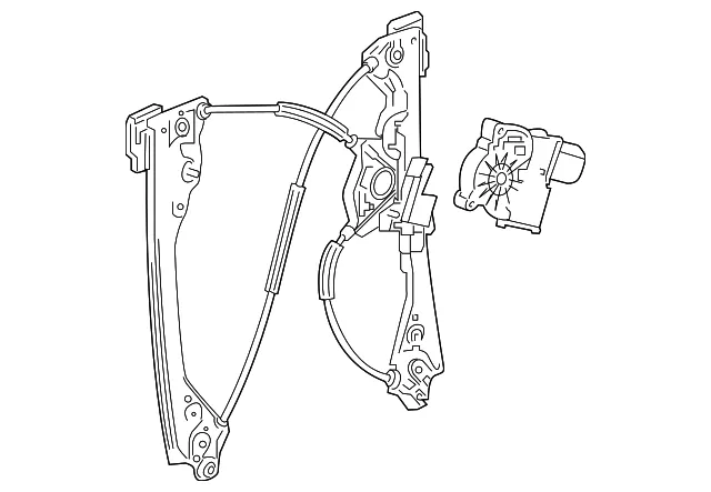 Front Driver Side Door Window Regulator - GM (84864994) - view 6