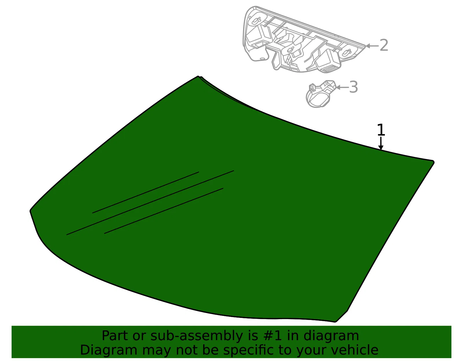 Windshield - GM (84866105) - view 3