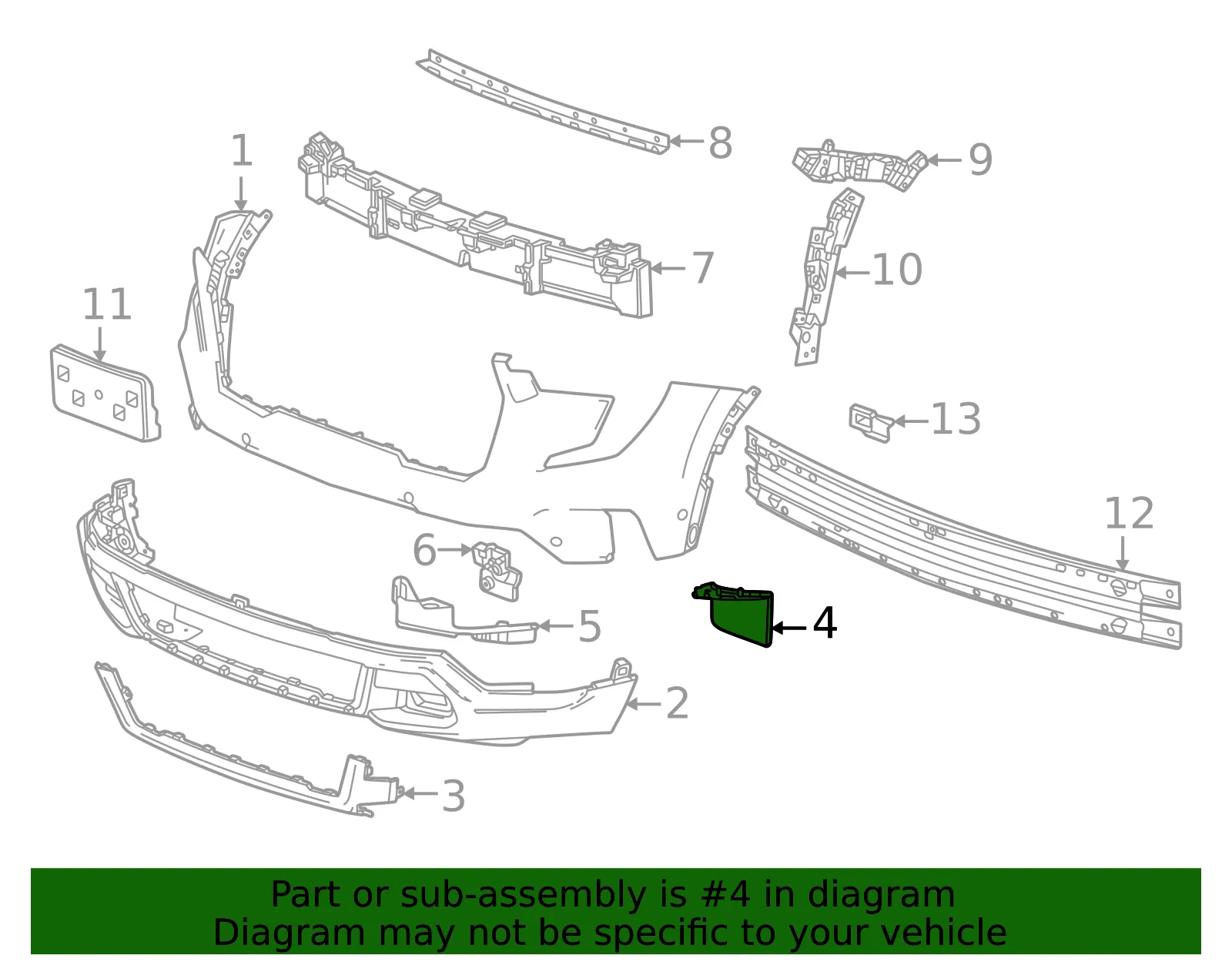 Deflector - GM (84869106) - view 3