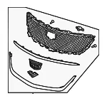 Front Grille - GM (84871441) - view 5