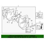 Pull Handle Cover - GM (84873579) - view 10