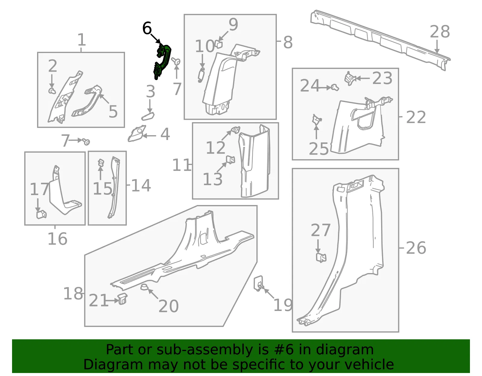 Grip Handle - GM (84875762) - view 3