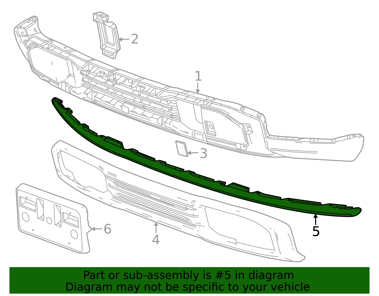 Lower Deflector - GM (84878752) - view 4